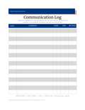 Communication Log